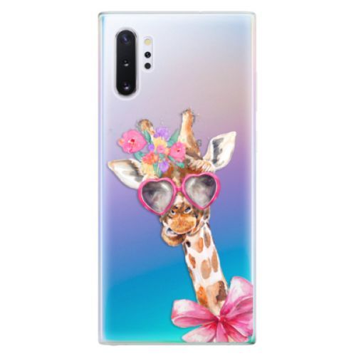 Odolné silikónové puzdro iSaprio - Lady Giraffe - Samsung Galaxy Note 10+