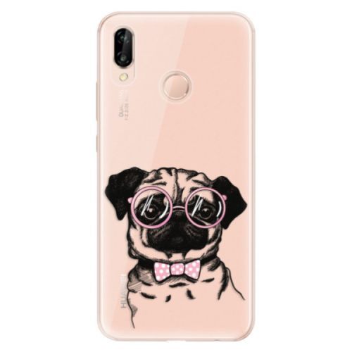 Odolné silikónové puzdro iSaprio - The Pug - Huawei P20 Lite