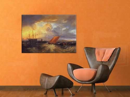 Obraz na plátne SHEERNESS VISTA DAL NORE – William Turner REP124