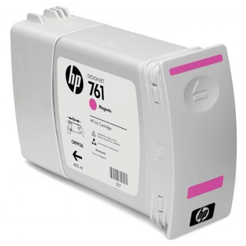 HP originál ink CM993A, magenta, 400ml, HP 761, HP DesignJet T7100
