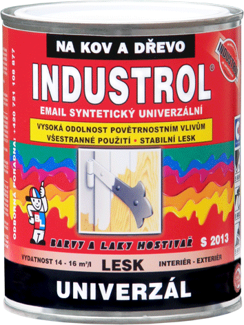 INDUSTROL S 2013 - vrchná syntetická farba - 6050 - krémová svetlá - 0,75 L