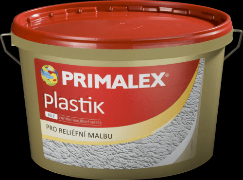 PRIMALEX Primalex Plastik - interiérová reliéfna farba - biela - 15 Kg