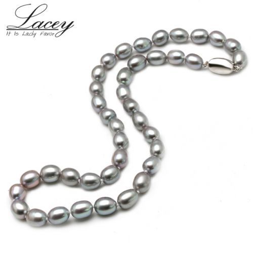 Náhrdelník Lacey Bella-Sivá KP3955