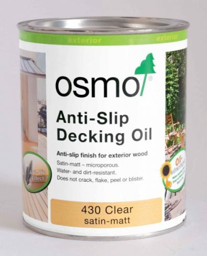 OSMO Color OSMO Terasový olej 430 - protišmykový olej na terasu - 430 - bezfarebný - 0,75 L