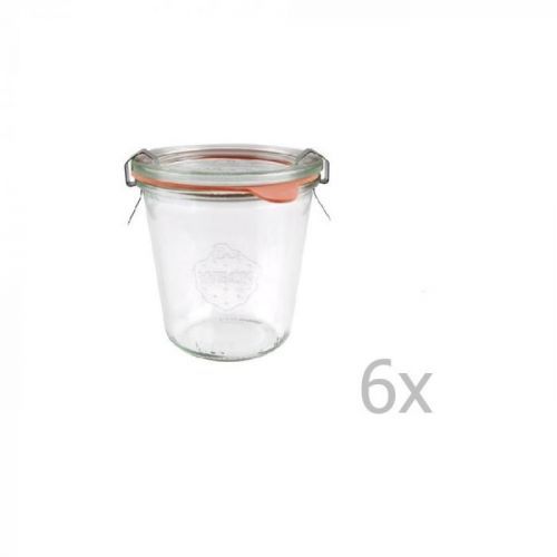 Sada 6 zaváracích pohárov Weck Sturz High, 290 ml