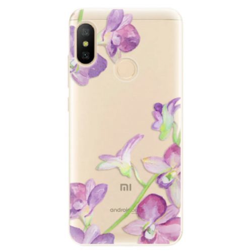 Odolné silikónové puzdro iSaprio - Purple Orchid - Xiaomi Mi A2 Lite