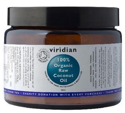 Viridian 100 % Organický Kokosový Olej 500 g