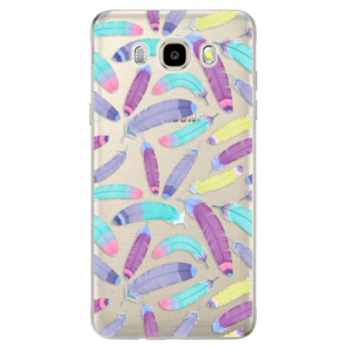 Odolné silikónové puzdro iSaprio - Feather Pattern 01 - Samsung Galaxy J5 2016