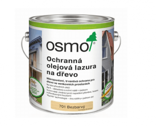 OSMO Color OSMO Ochranná olejová matná lazúra - 701 - bezfarebný - 0,75 L