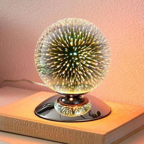 Stolná lampa Isumi v tvare gule