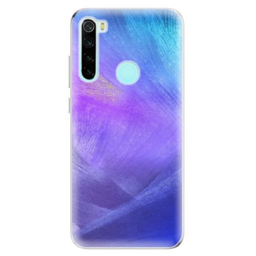 Odolné silikónové puzdro iSaprio - Purple Feathers - Xiaomi Redmi Note 8