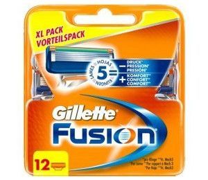 Gillette Fusion Náhradné Hlavice 12 ks