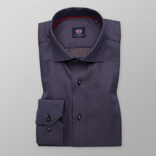 Pánska košeľa Slim Fit s jemným béžovým vzorom 11604