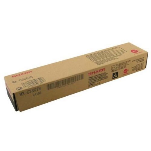 Sharp originál toner MX-C38GTB, black, 10000str., Sharp MXC 310, 311, 380, 381