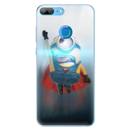 Odolné silikónové puzdro iSaprio - Mimons Superman 02 - Huawei Honor 9 Lite