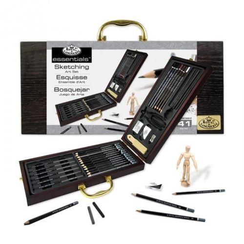Skicovací set v kufríku Royal & Langnickel essentials / 41 dielny