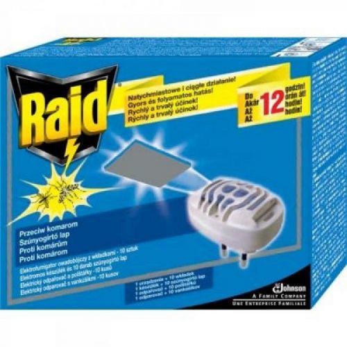 RAID Elektrický odpudzovač hmyzu 1+10