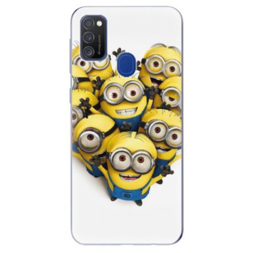 Odolné silikónové puzdro iSaprio - Mimons 01 - Samsung Galaxy M21