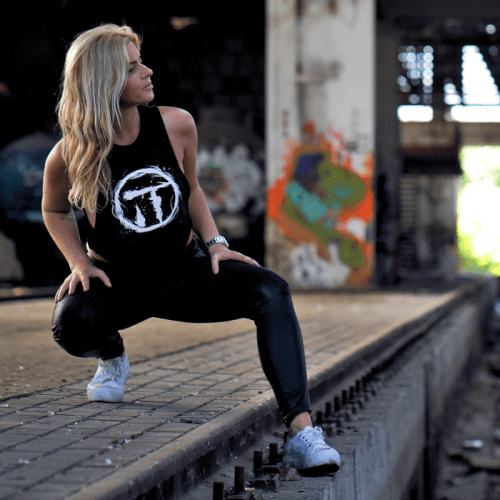 Idem na Techno - Tielko Idem na Techno - Žena, Čierna, XS