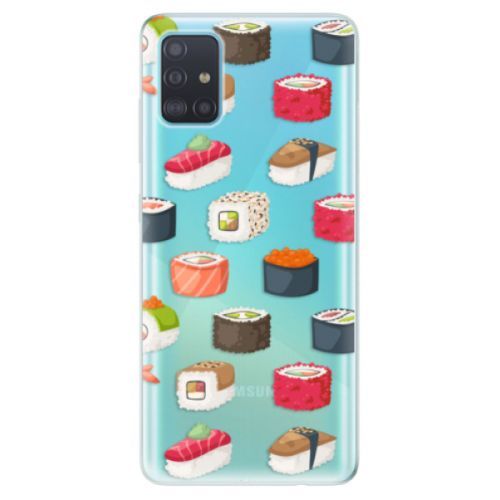 Odolné silikónové puzdro iSaprio - Sushi Pattern - Samsung Galaxy A51