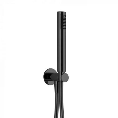 Alpi Idroterapia - sprchový set s prívodom vody, čierna matná KI 046 NE