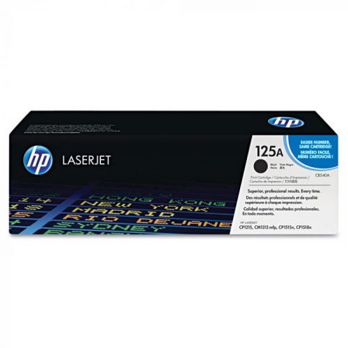 HP originál toner CB540A, black, 2200str., HP 125A, HP Color LaserJet CP1215, 1515, 1518