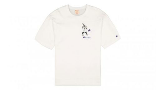 Champion Lifestyle Graphic Muscle Fit T-Shirt biele 214419_S20_WW007