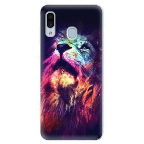 Silikónové puzdro iSaprio - Lion in Colors - Samsung Galaxy A30