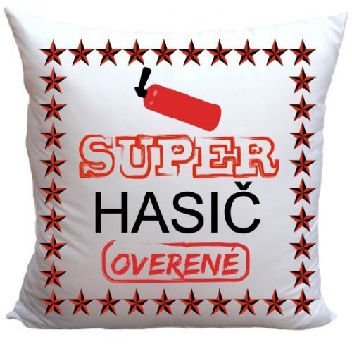 Vankúš Super hasič (Veľkosť: 40 x 40 cm)