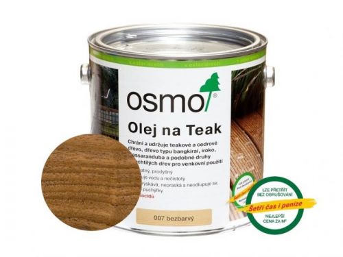 OSMO Color Osmo Terasový olej na TÍK - prírodný - 7 - prírodný - 0,75 L