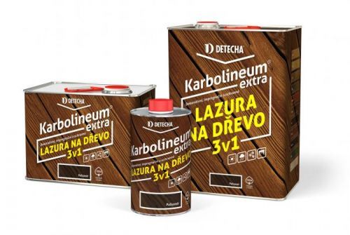 DETECHA Karbolineum Extra - ochranné napúštadlo na drevo - jantar - 0,7 kg