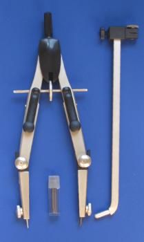 Kružidlo rýchloprestaviteľné s predlžovačom 170 mm