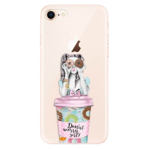Odolné silikónové puzdro iSaprio - Donut Worry - iPhone 8