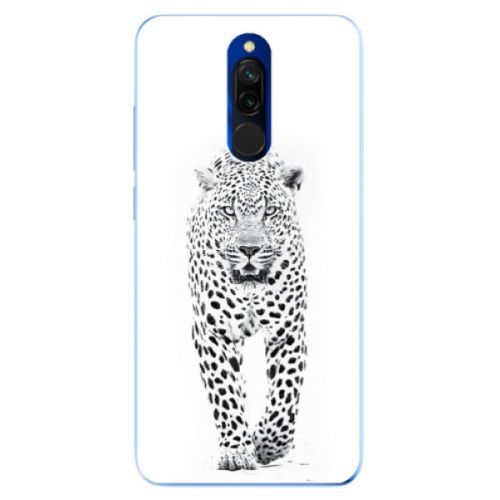 Odolné silikónové puzdro iSaprio - White Jaguar - Xiaomi Redmi 8