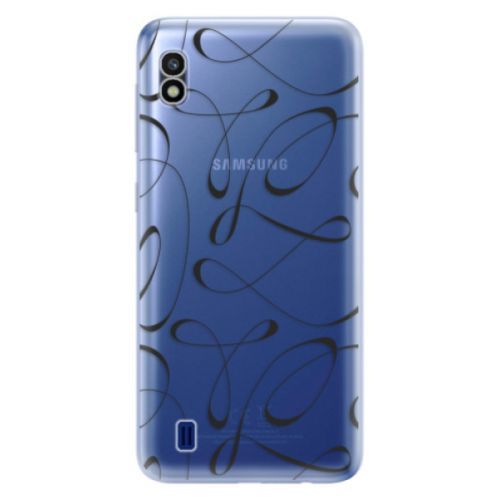 Odolné silikónové puzdro iSaprio - Fancy - black - Samsung Galaxy A10