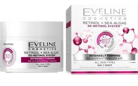 Eveline Cosmetics 3D Retinol & Morské riasy Denný/nočný krém 50ml