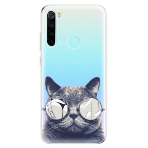 Odolné silikónové puzdro iSaprio - Crazy Cat 01 - Xiaomi Redmi Note 8
