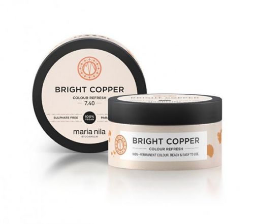Maria Nila Jemná vyživujúce maska bez permanentných farebných pigmentov Bright Copper ( Colour Refresh Mask) 100 ml