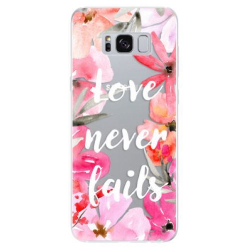 Odolné silikónové puzdro iSaprio - Love Never Fails - Samsung Galaxy S8