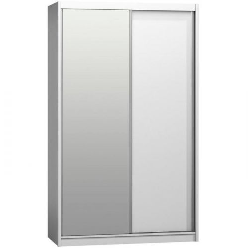 Skriňa Karol 143 s zrkadlom alpská biela