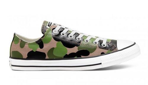 Converse Archival Camo Chuck Taylor All Star High Low Shoe zelené 166715C