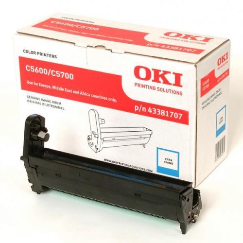 OKI originál válec 43381707, cyan, 20000str., OKI C5600, 5700