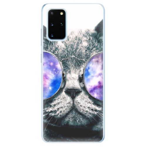 Odolné silikónové puzdro iSaprio - Galaxy Cat - Samsung Galaxy S20+