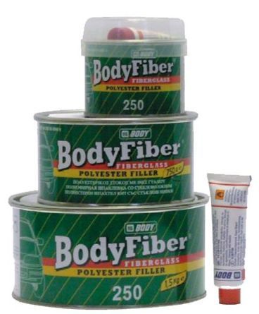 HB BODY Tmel BodyFiber PES sklo vlákno - 0,75 Kg