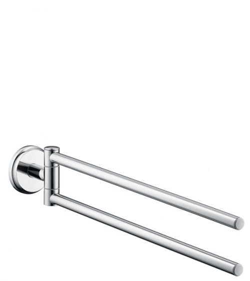Hansgrohe Logis - Držiak na uterák dvojramenný, chróm 41612000