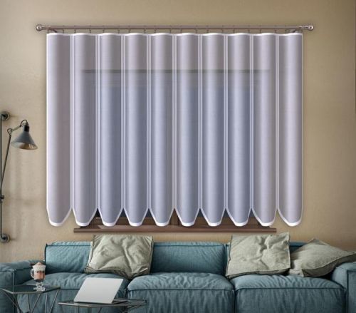 Forbyt, Hotová záclona alebo balkónový komplet, Edita, biela 200 x 250 cm