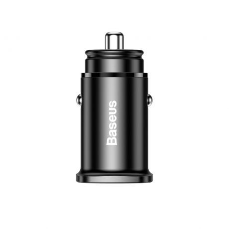 Baseus Square PPS smart autonabíjačka USB Quick Charge 4.0 / USB-C 3.0, čierna