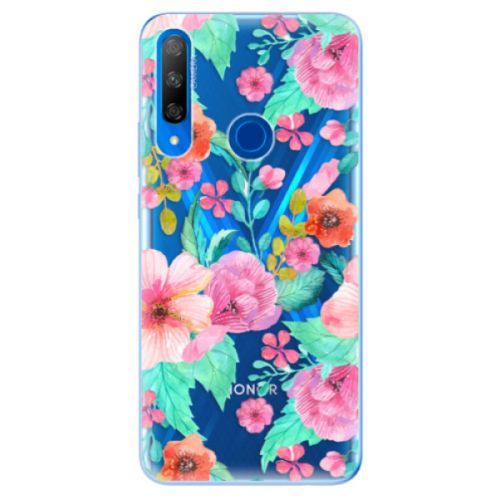 Odolné silikónové puzdro iSaprio - Flower Pattern 01 - Huawei Honor 9X