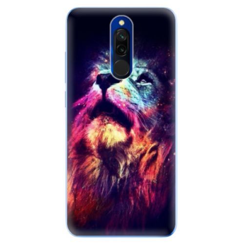 Odolné silikónové puzdro iSaprio - Lion in Colors - Xiaomi Redmi 8