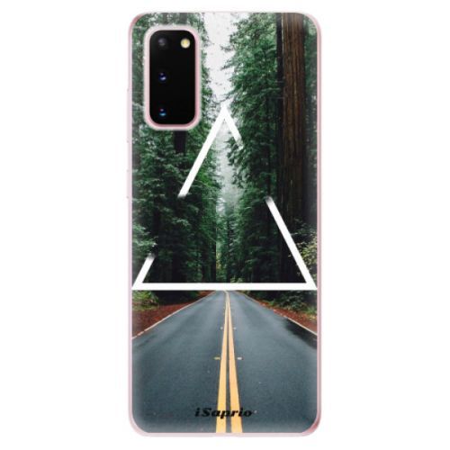 Odolné silikónové puzdro iSaprio - Triangle 01 - Samsung Galaxy S20